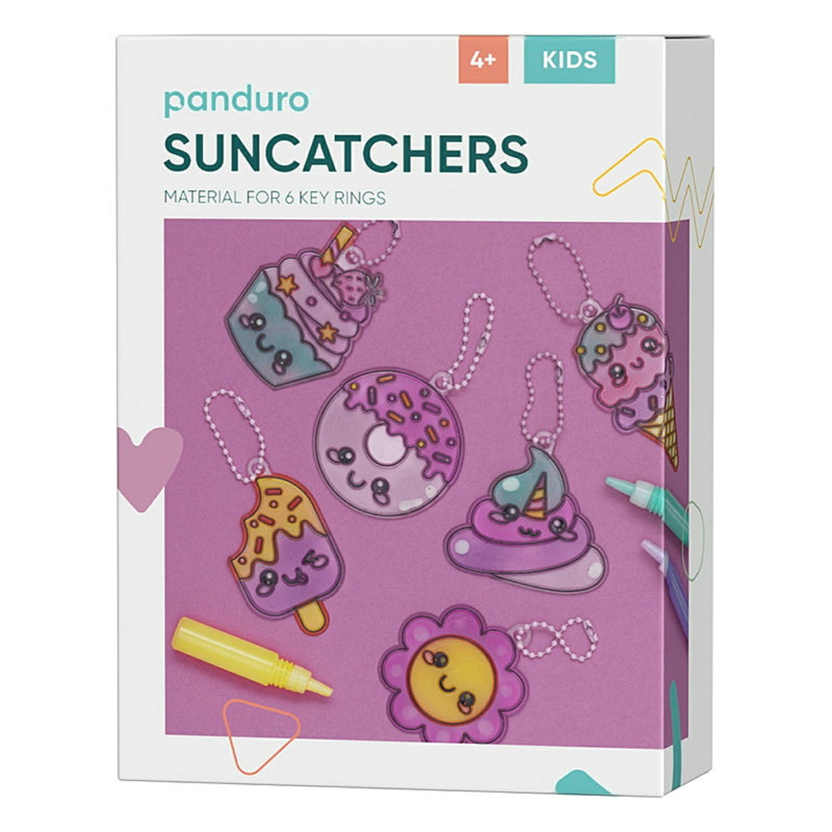 Panduro Junior DIY kit - kawaii suncatchers