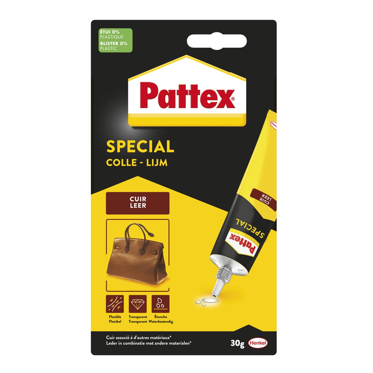 Pattex speciaallijm voor leer - 30 gram