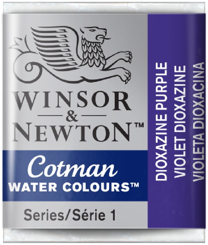 W&N Cotman Watercolours - half napje - dioxazine purple
