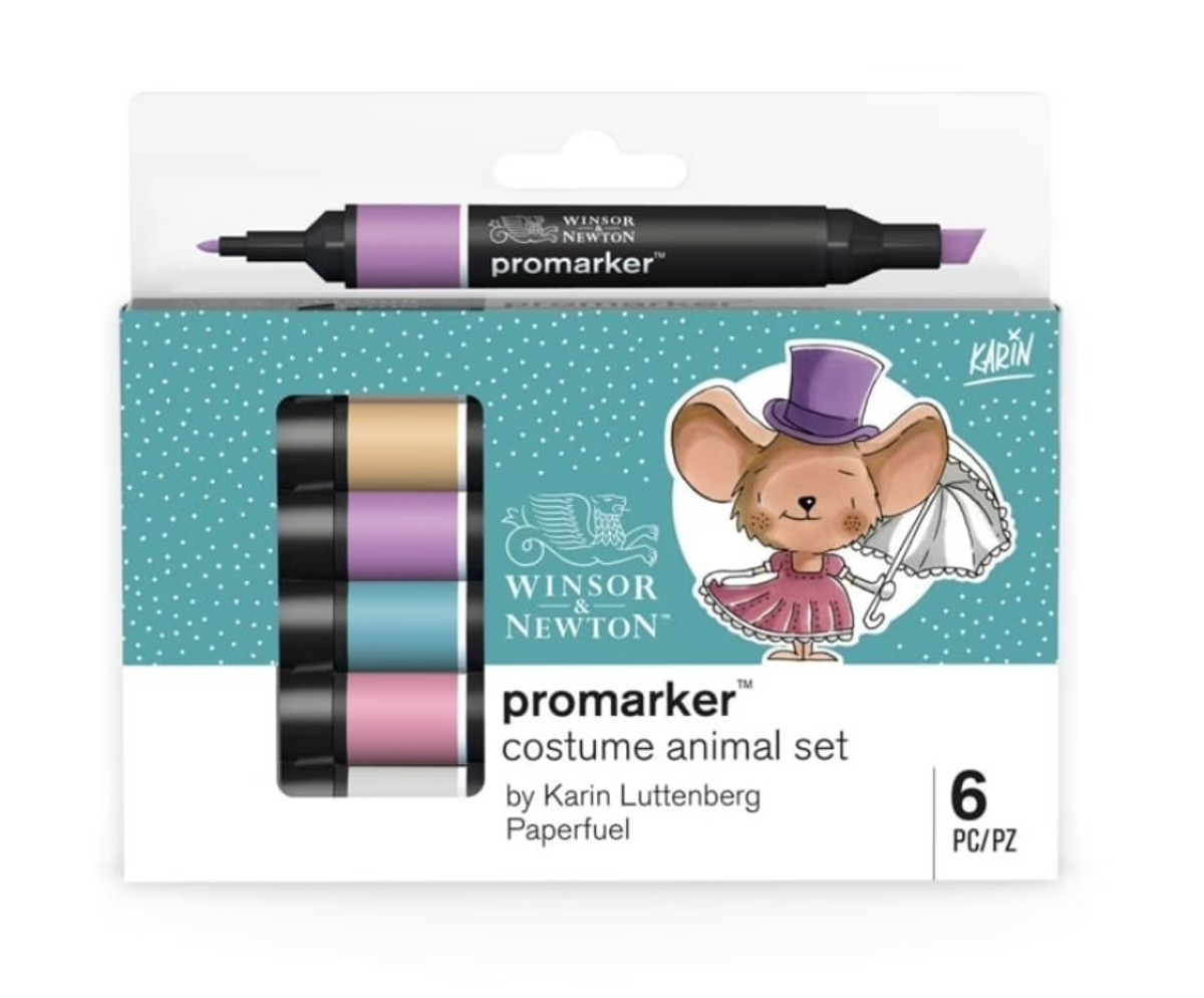 Winsor&Newton Promarker set - Paperfuel Costume Animals