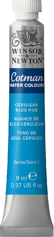 W&N Cotman Watercolours - tube - 8 ml - cerulean blue hue
