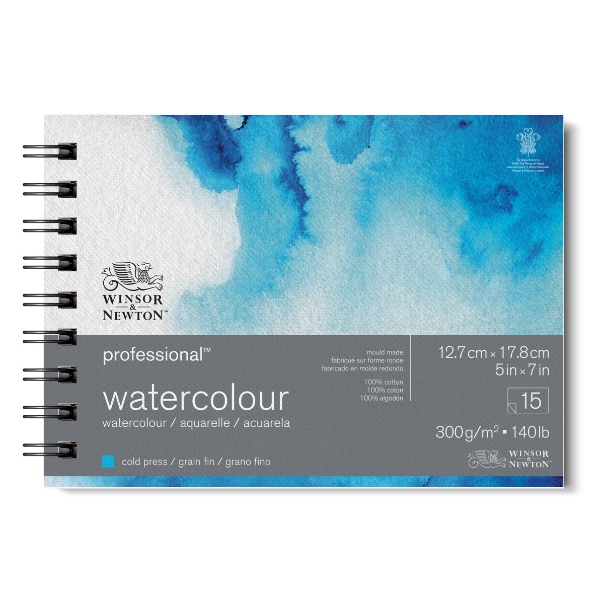 Winsor&Newton blok aquarelpapier - 13x18 cm - spiraalbinding