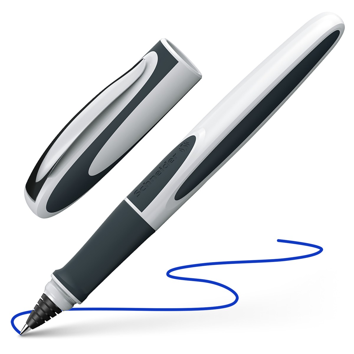 Schneider Rollerbal Ray - grijs/wit