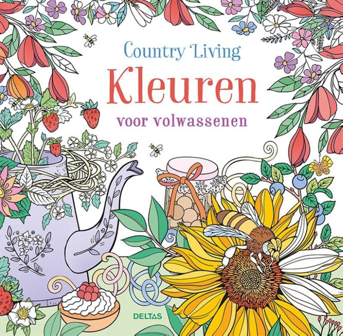 Kleurboek - Kleuren voor volwassenen - Country Living afbeelding