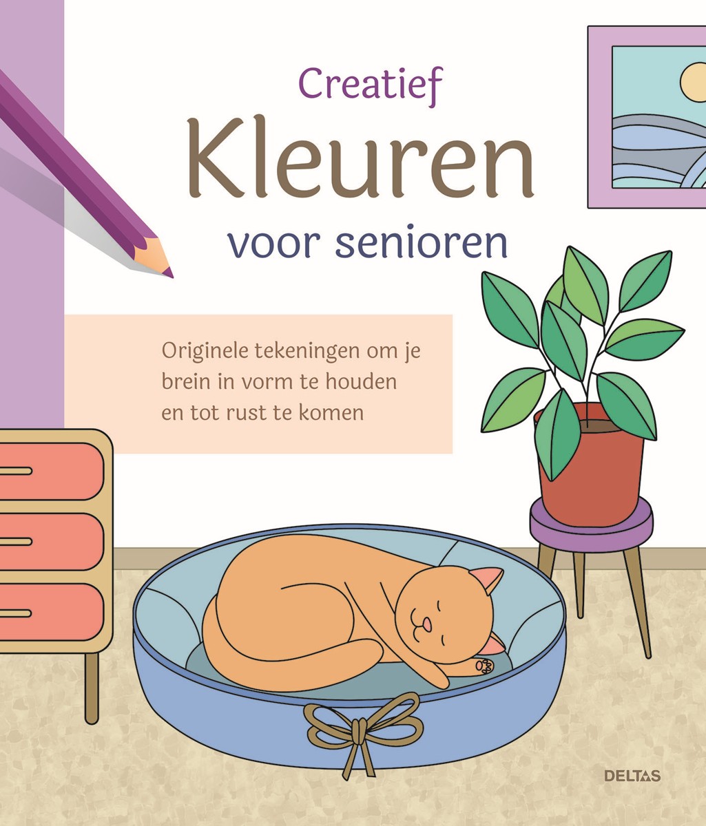 Kleurboek - Creatief kleuren voor senioren afbeelding