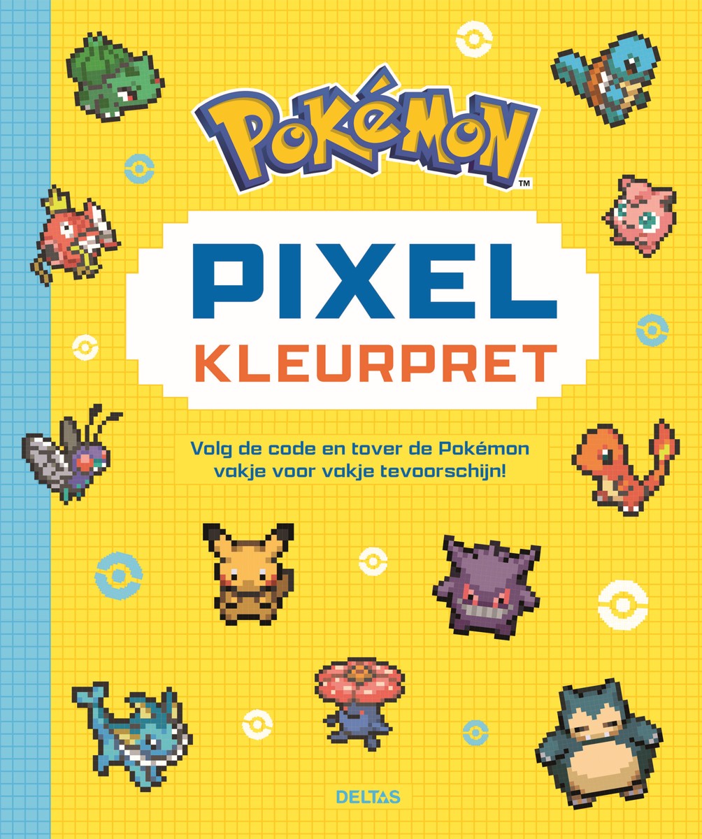 Kleurboek - Pokémon Pixel Kleurpret