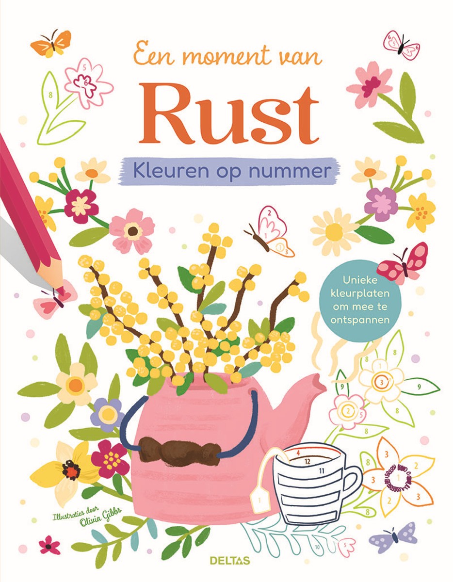 Kleurboek - kleuren op nummer - Een moment van rust