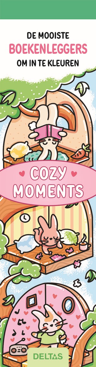 Kleurboek - boekenleggers - Cozy Moments