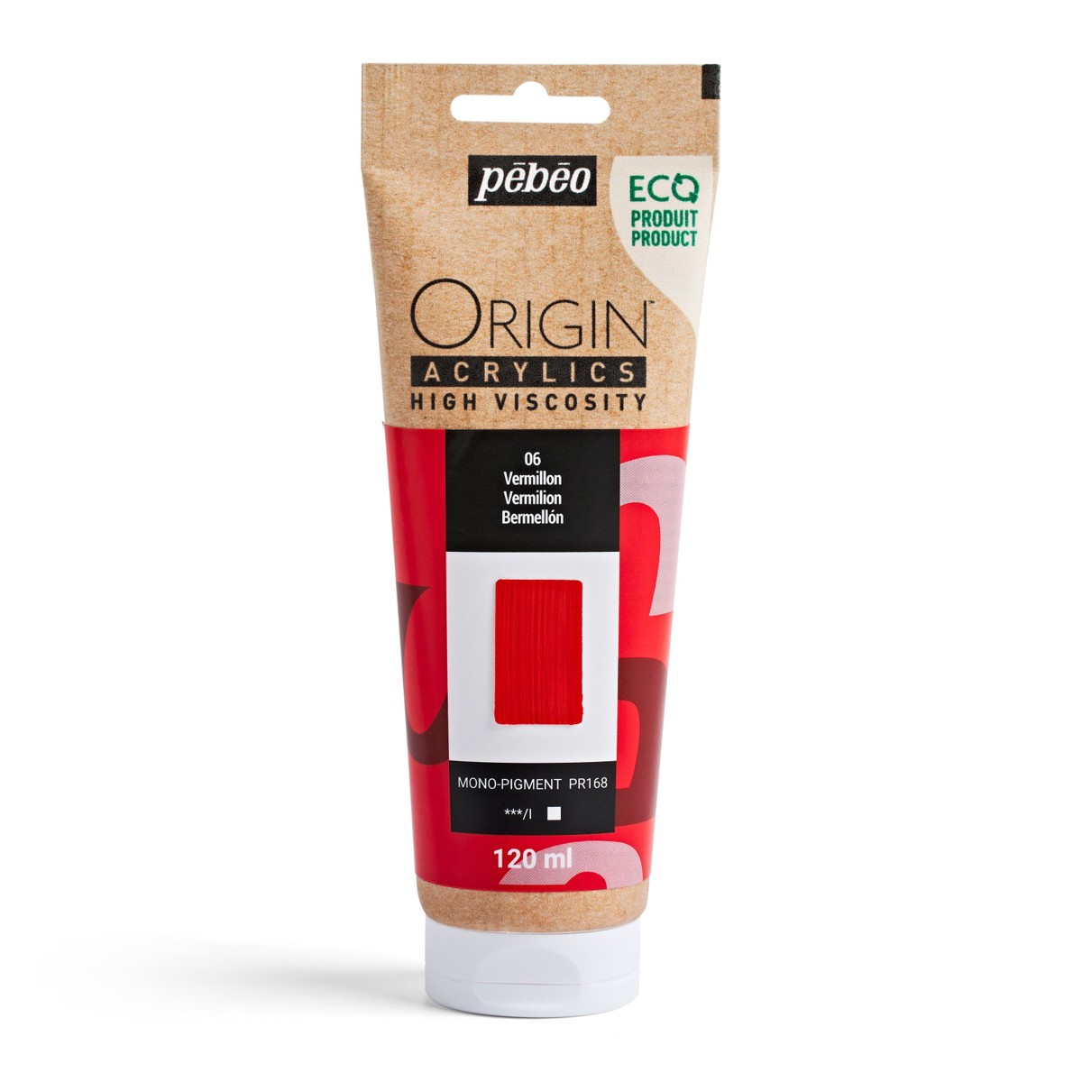 Pebeo Origin Acrylics - 120 ml - 06 Vermilion