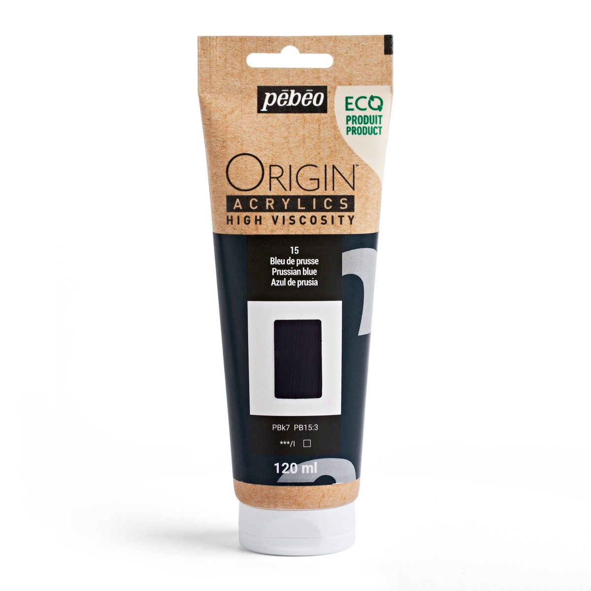 Pebeo Origin Acrylics - 120 ml - 15 Prussian Blue