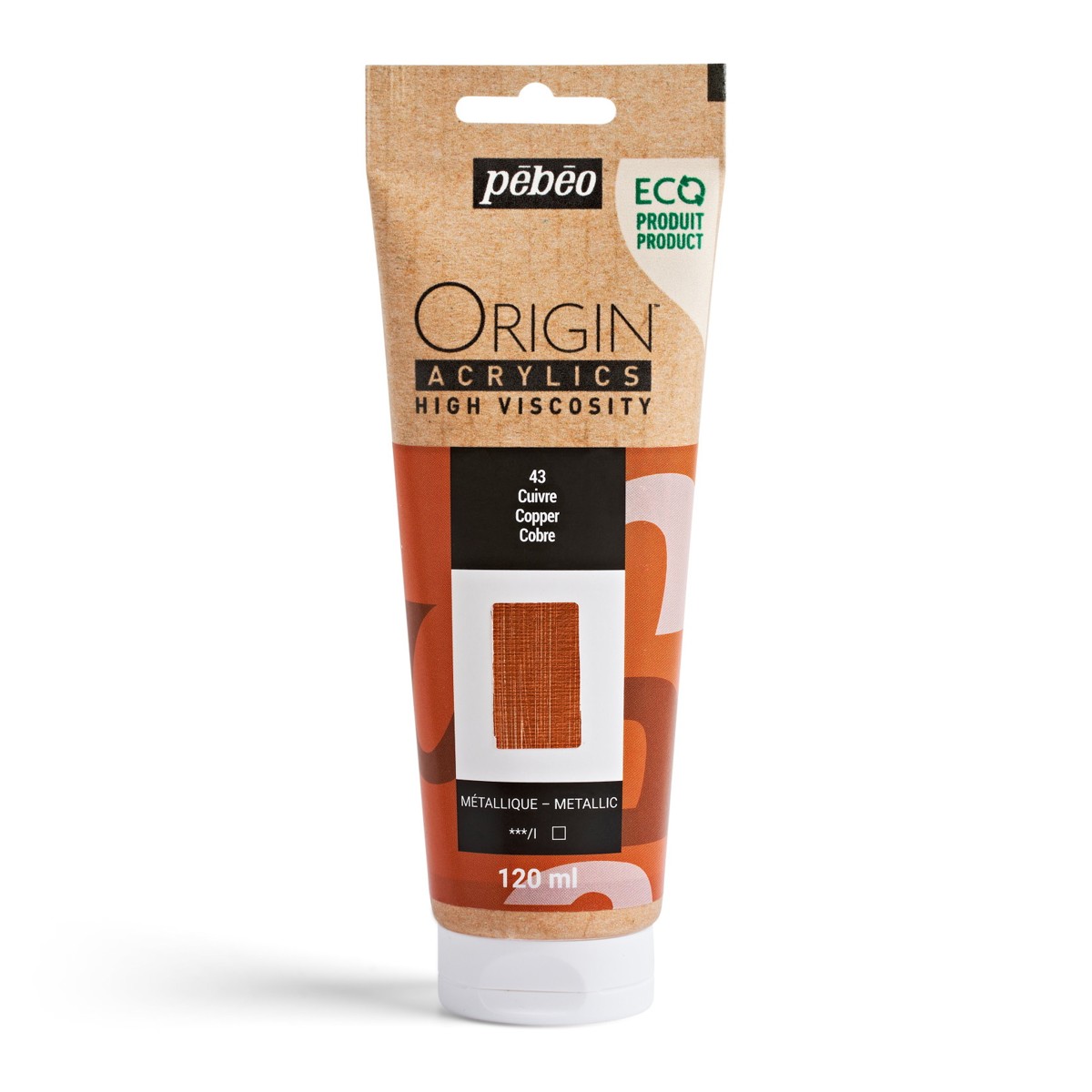 Pebeo Origin Acrylics - 120 ml - 43 Copper