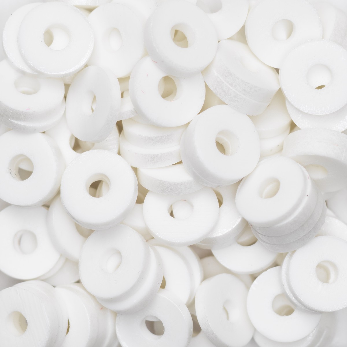 Kastuki kralen - shimmer - wit