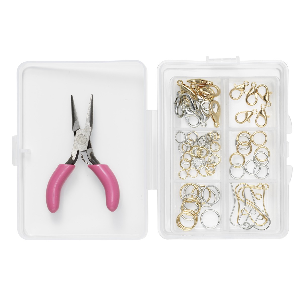 Sieradenonderdelen - mini kit met tang