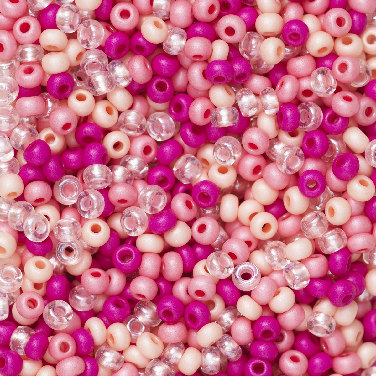 Rocailles - 9/0 - mix cerise