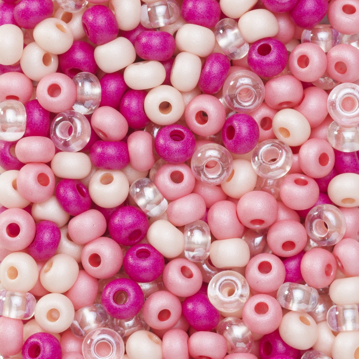 Rocailles - 6/0 - mix cerise