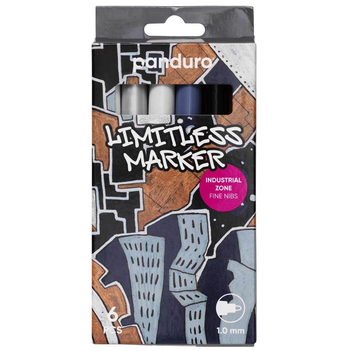 Limitless Marker S - 6 stuks - Industrial Zone