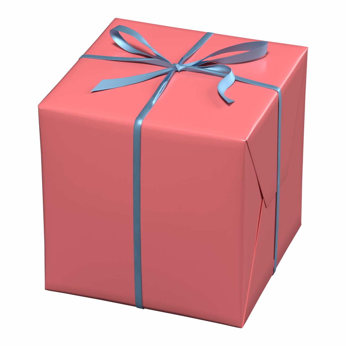 Cadeaupapier - 10 meter - koraalroze