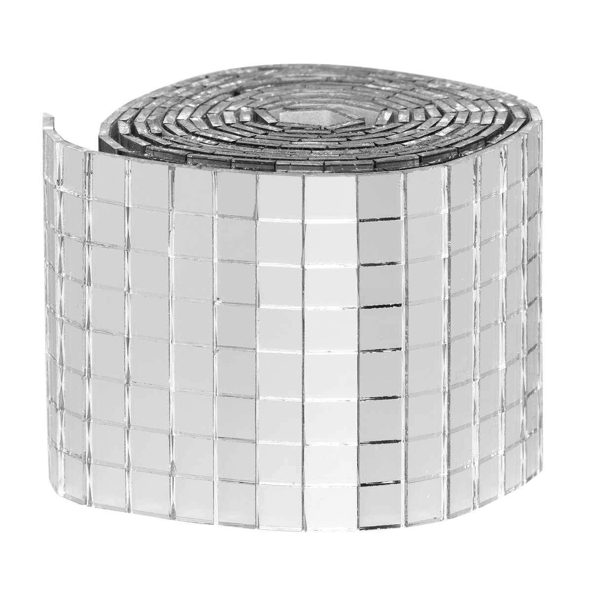 Spiegelmozaïek - 5x5 mm - zilverkleurig