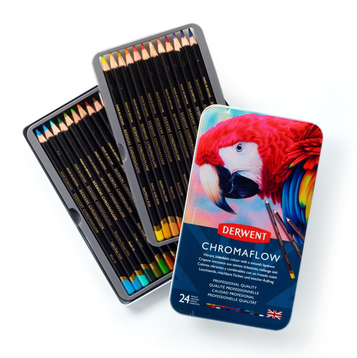Derwent Chromaflow kleurpotloden - 24 stuks afbeelding