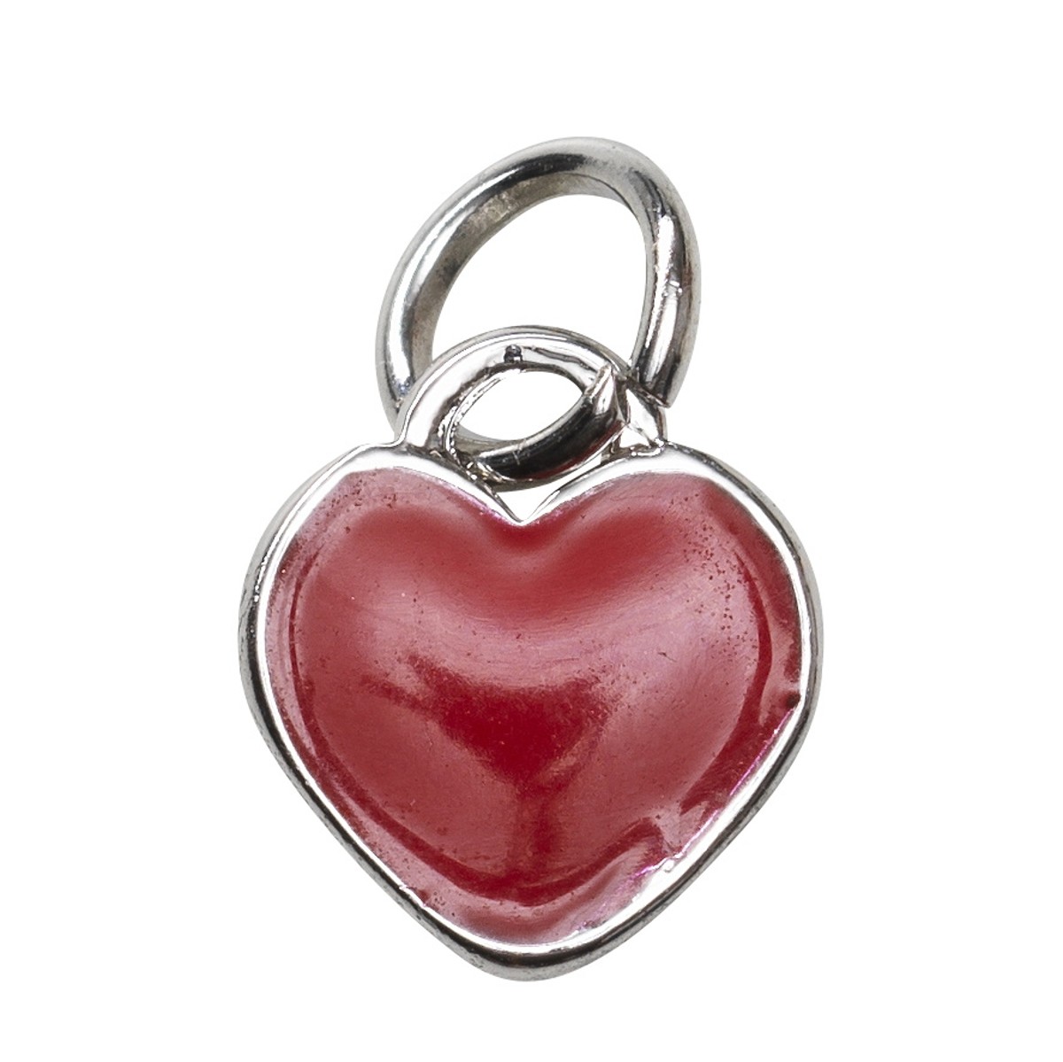 Charm Series hanger - hart zilverkleurig