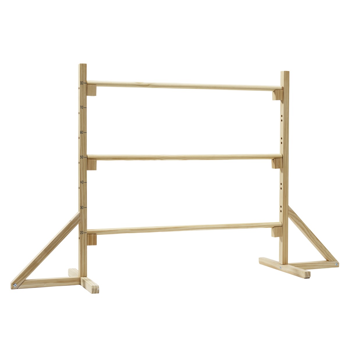 Hobby Horse - houten hindernis met steunberen