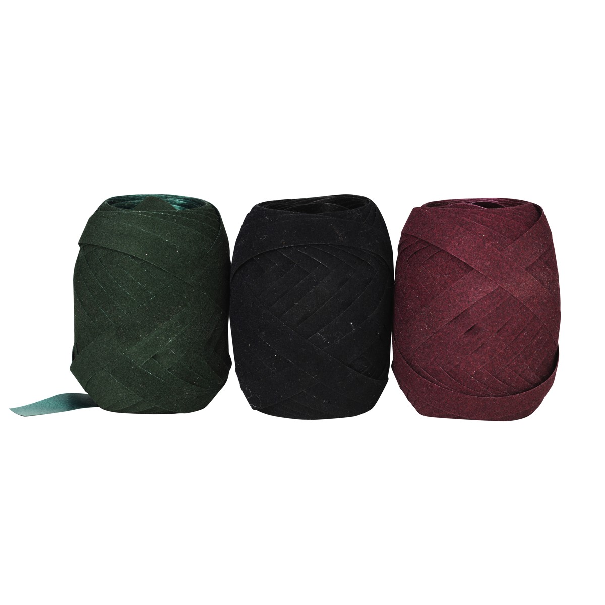 Cadeaulint - 3x - fluweel kerst