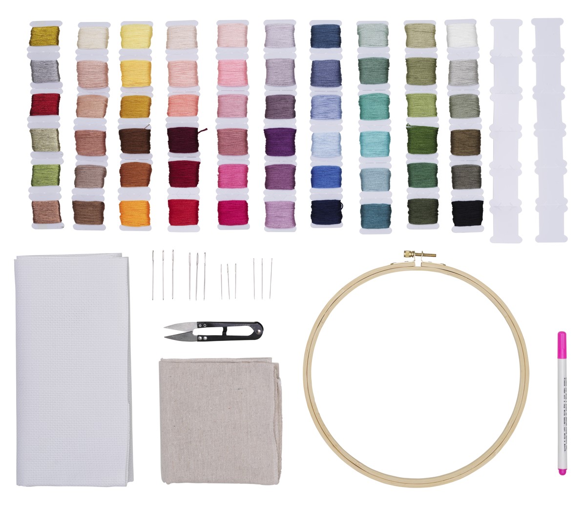 Mega borduurset in handige opbergdoos