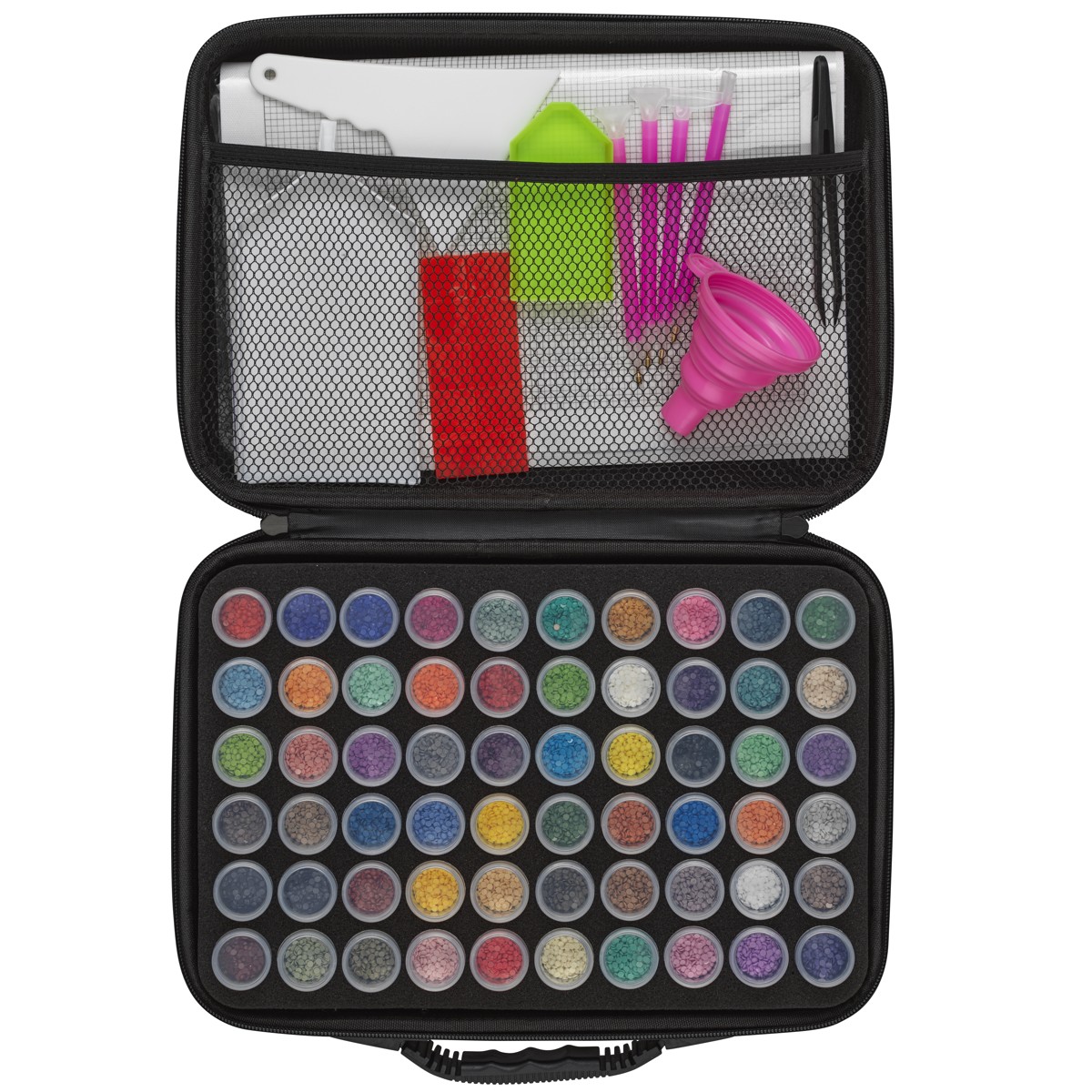 Freestyle diamond painting kit - 60 potjes + accessoires