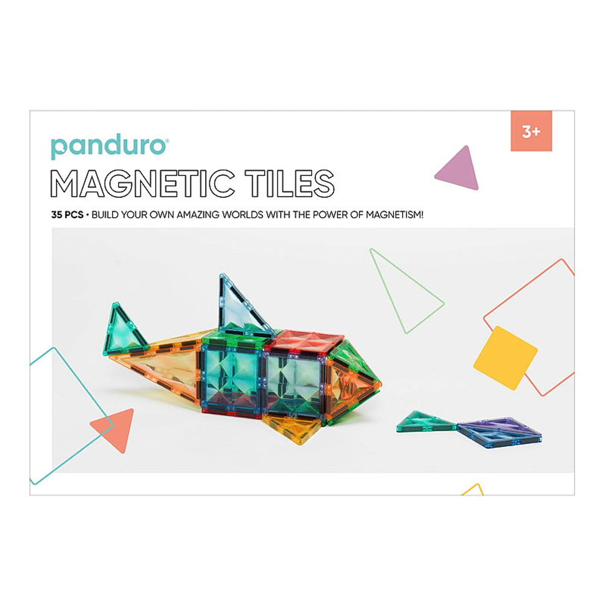 Panduro Magnetic Tiles - starterset - 35-delig