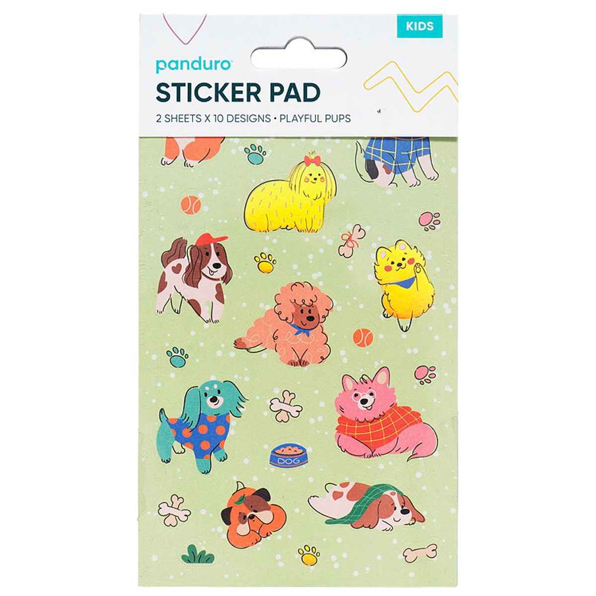 Stickerblok - 20 vellen - honden