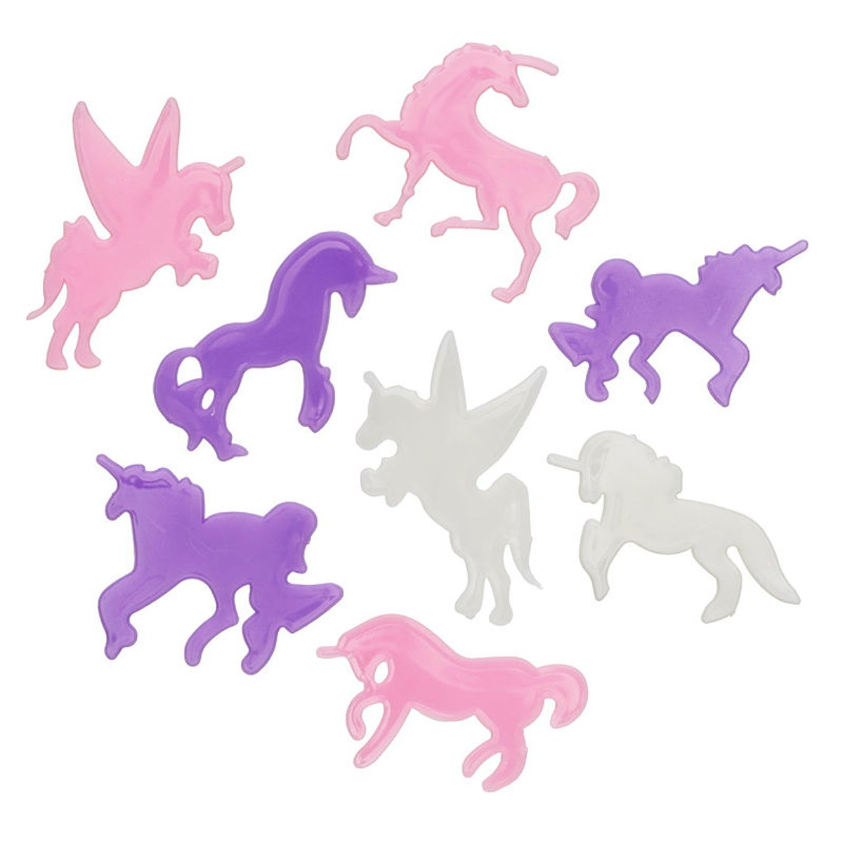 Stickers - glow in the dark - eenhoorn