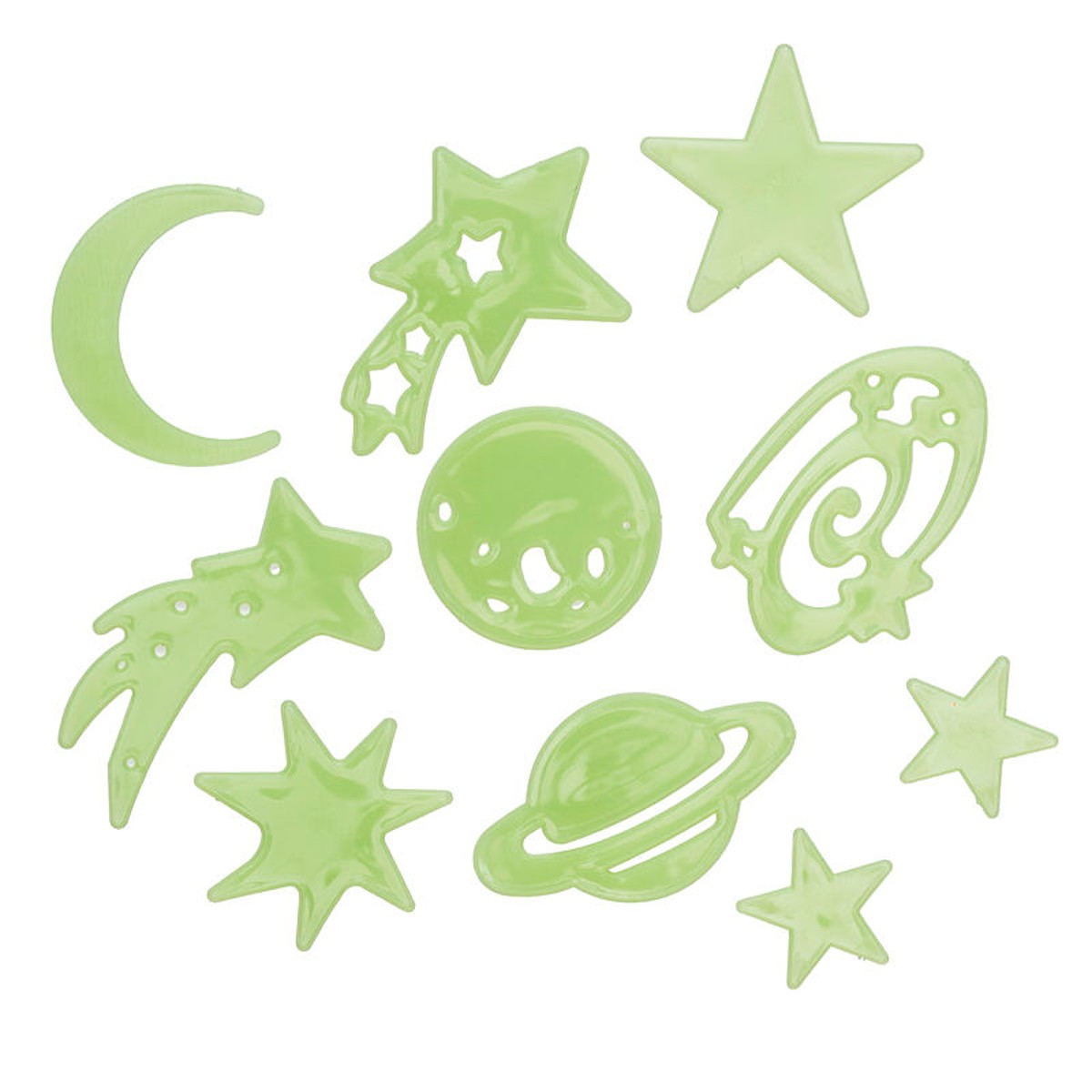 Stickers - glow in the dark - ruimte