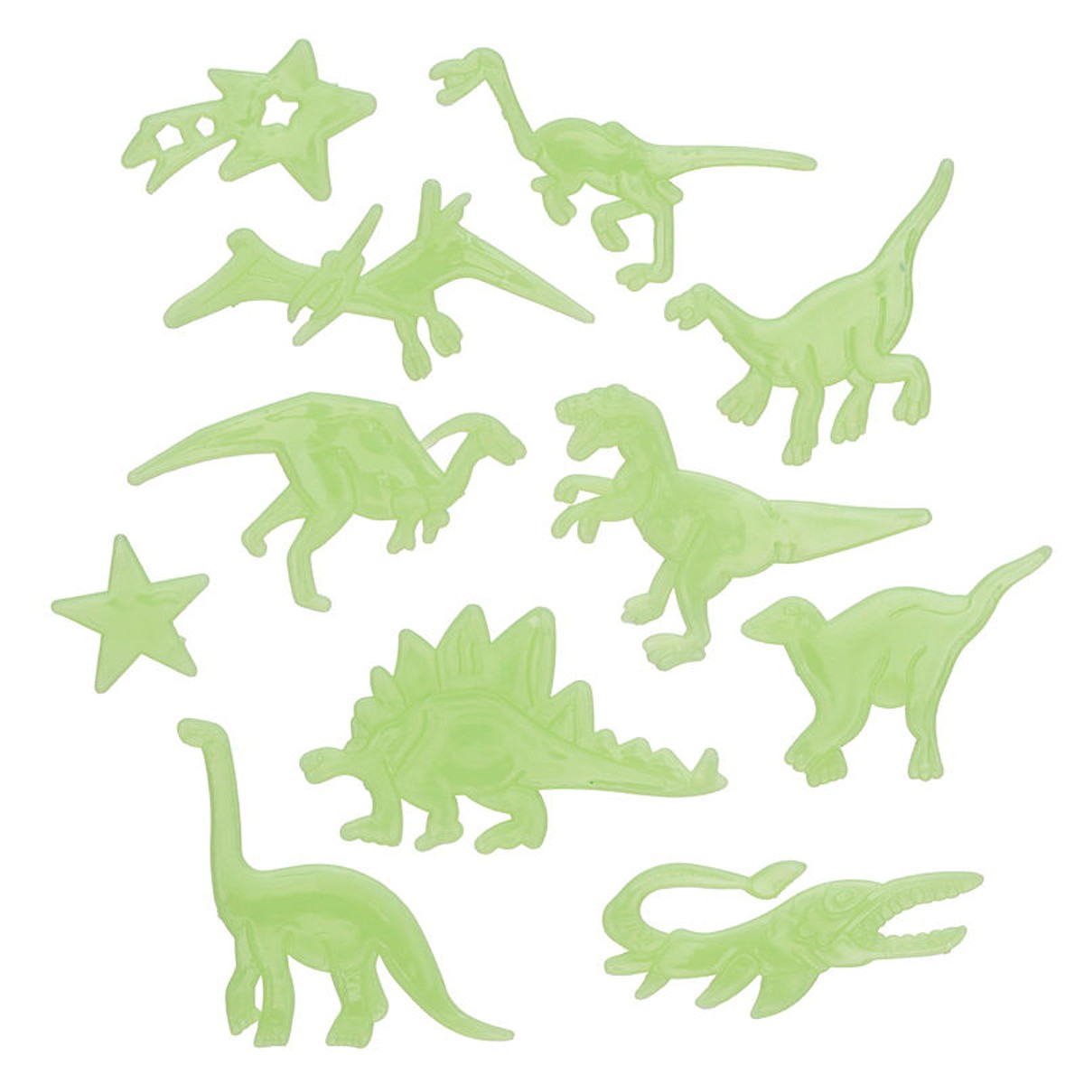 Stickers - glow in the dark - dinosaurus