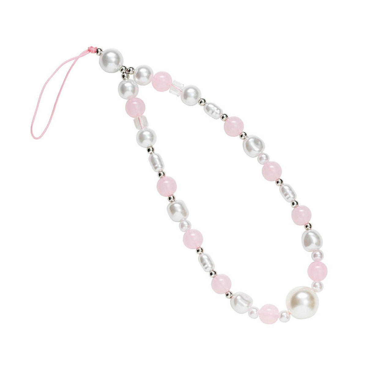 Telefoonkoord - 18 cm - roze