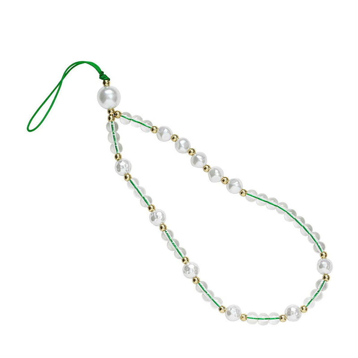 Telefoonkoord - 18 cm - groen