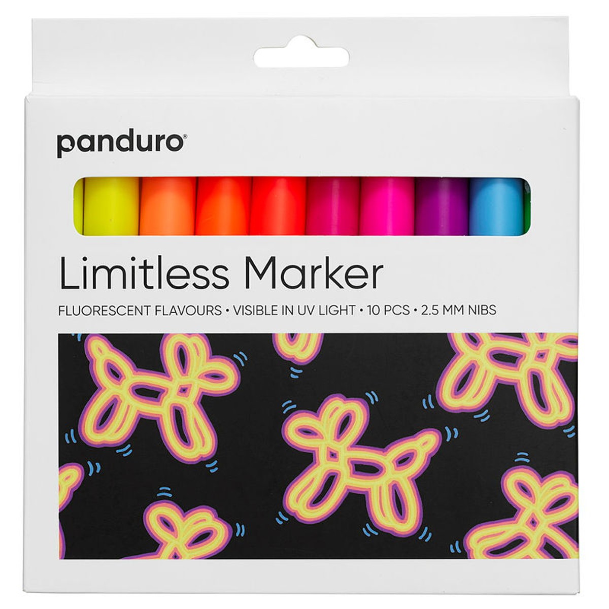 Limitless Marker M set - 10 stuks - neon