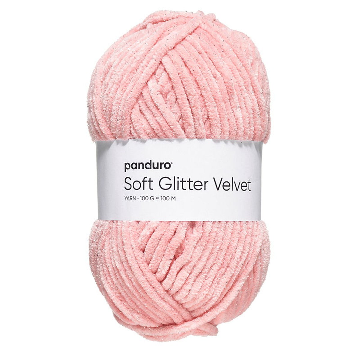 Panduro garen Velvet Glitter - roze