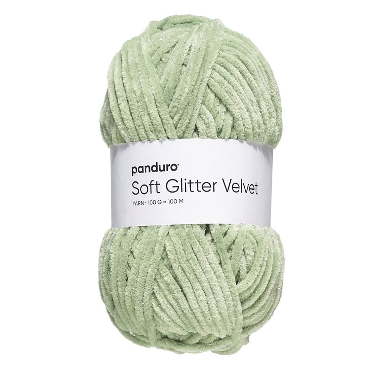Panduro garen Velvet Glitter - groen