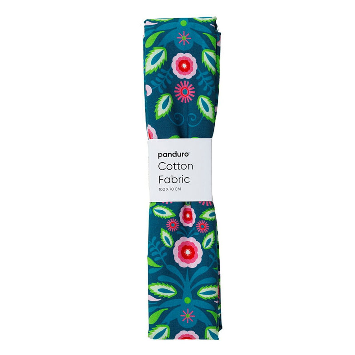 Stof katoen - 100x70 cm - kurbits blauw