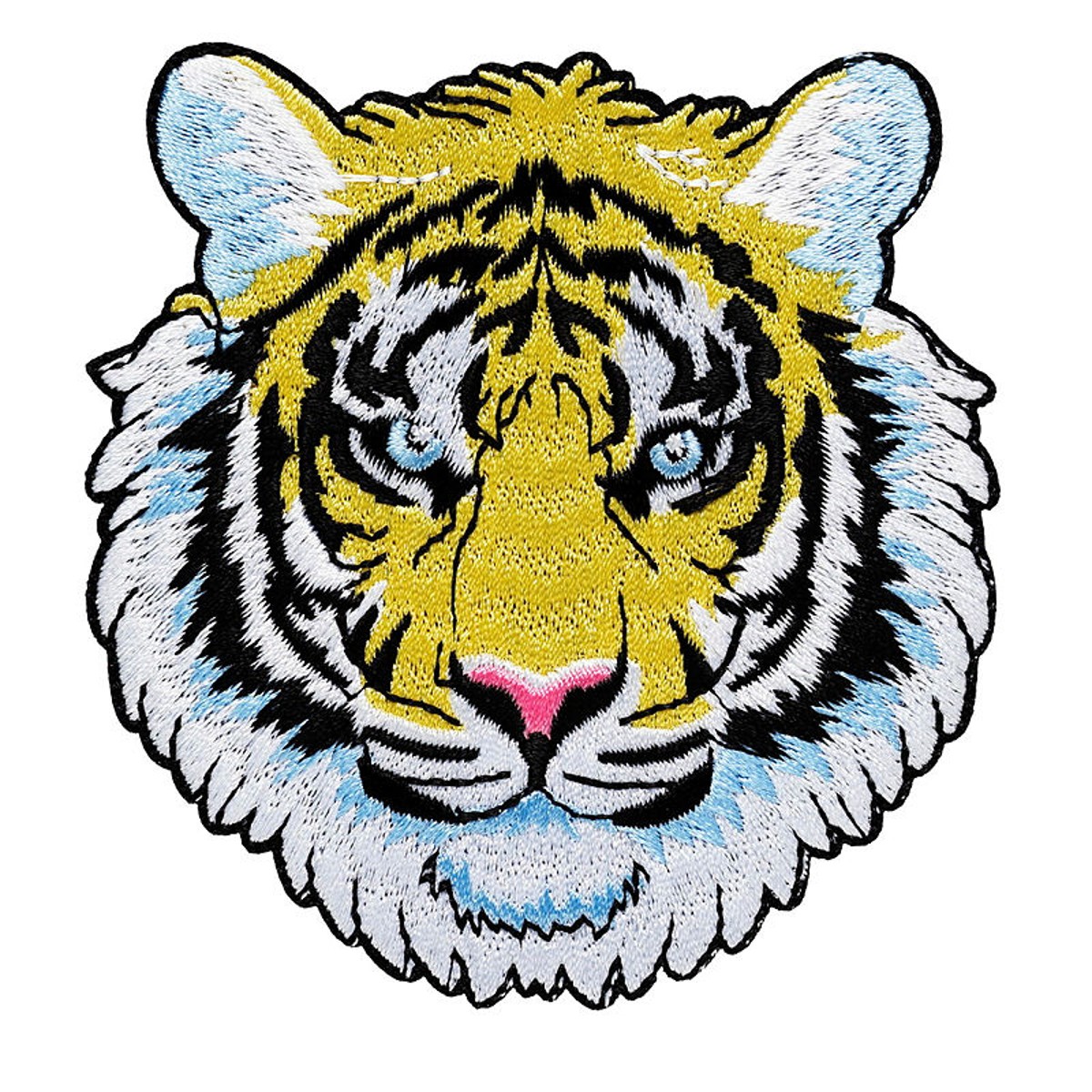 Iron-on plaatje - tijgerkop