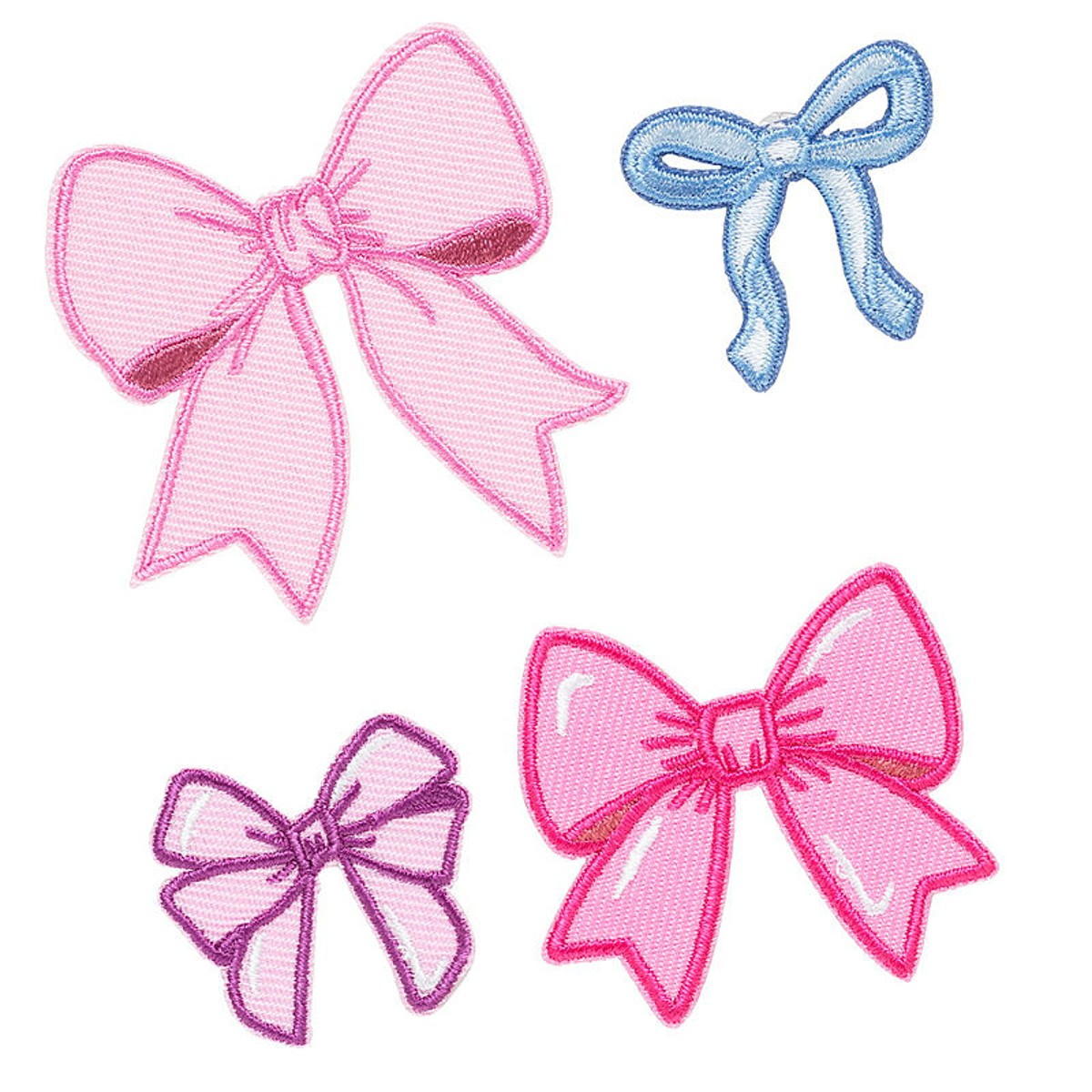 Iron-on plaatjes - 4 stuks - strikken