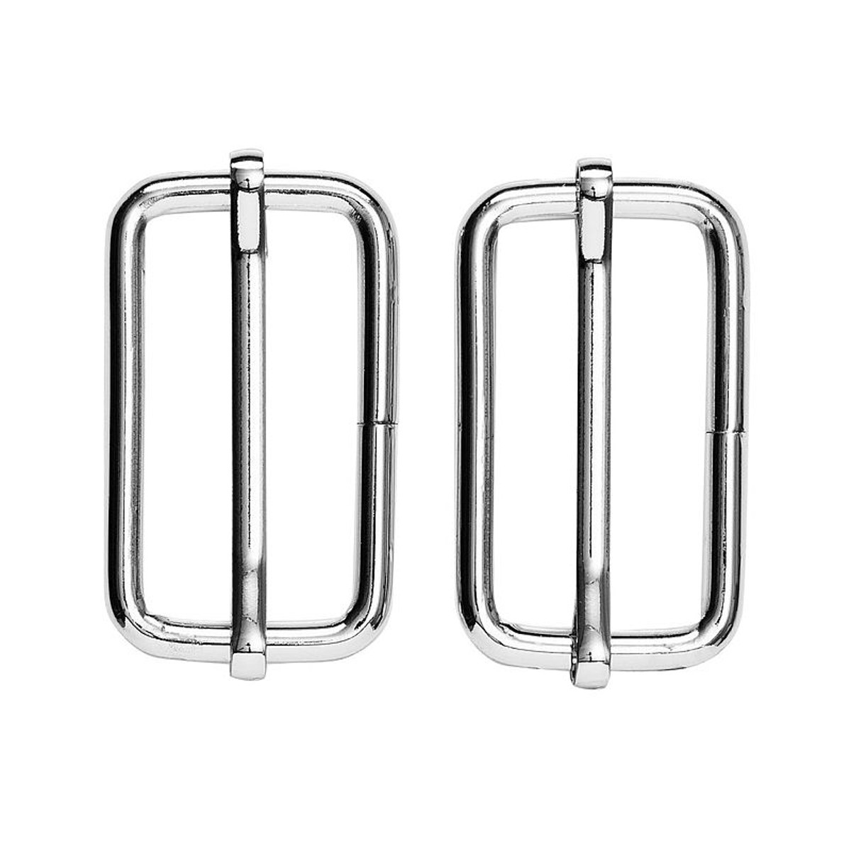 Verstelbare tasgesp metaal - 45 mm - zilverkleurig