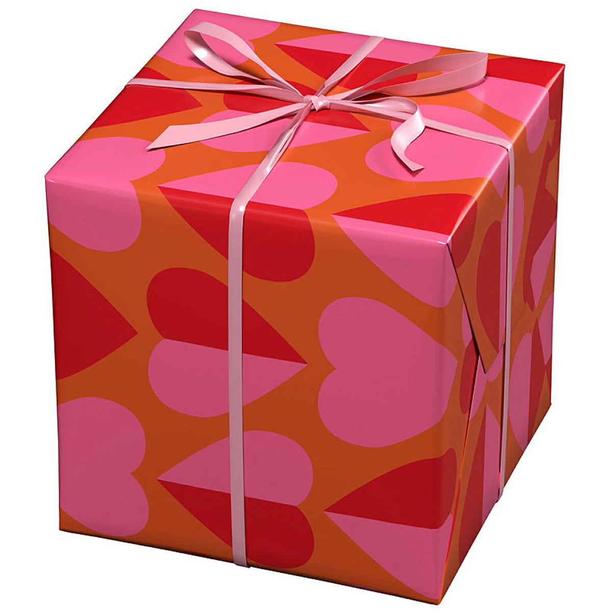 Cadeaupapier - 10 meter - hartjes