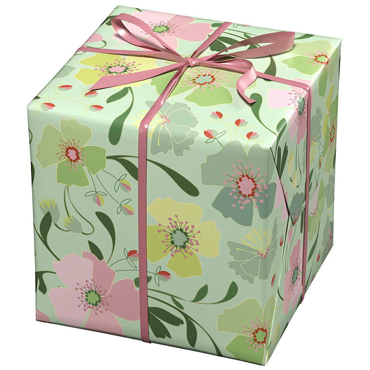 Cadeaupapier - 10 meter - bloemenweide