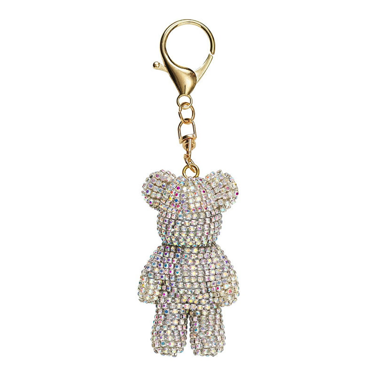 Sleutelhanger rhinestone beer - 7 cm