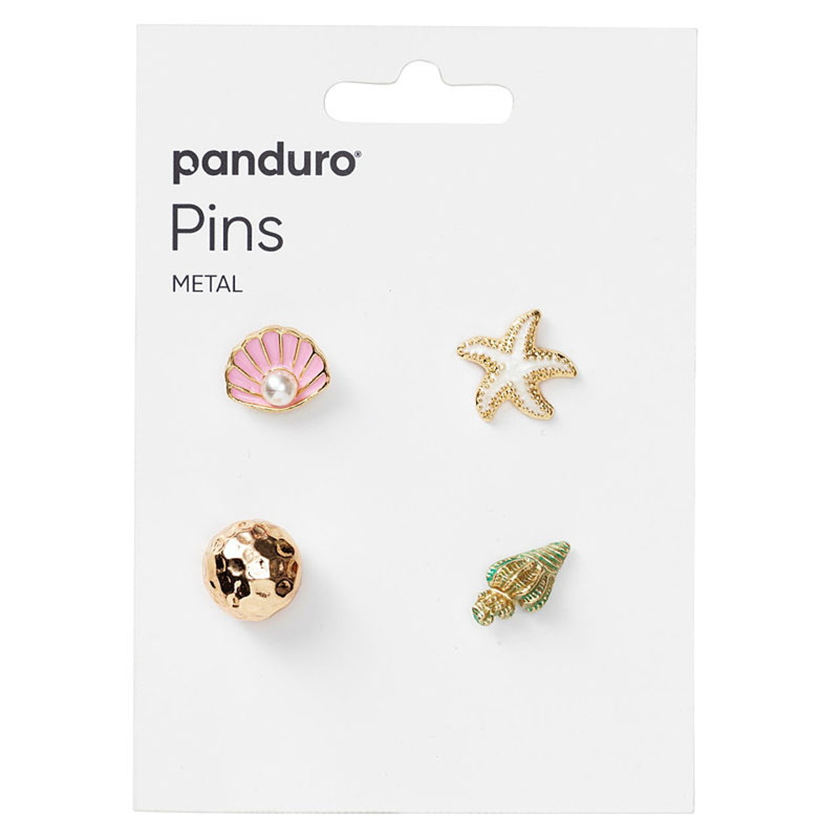 Broche pins - 4 stuks - oceaan