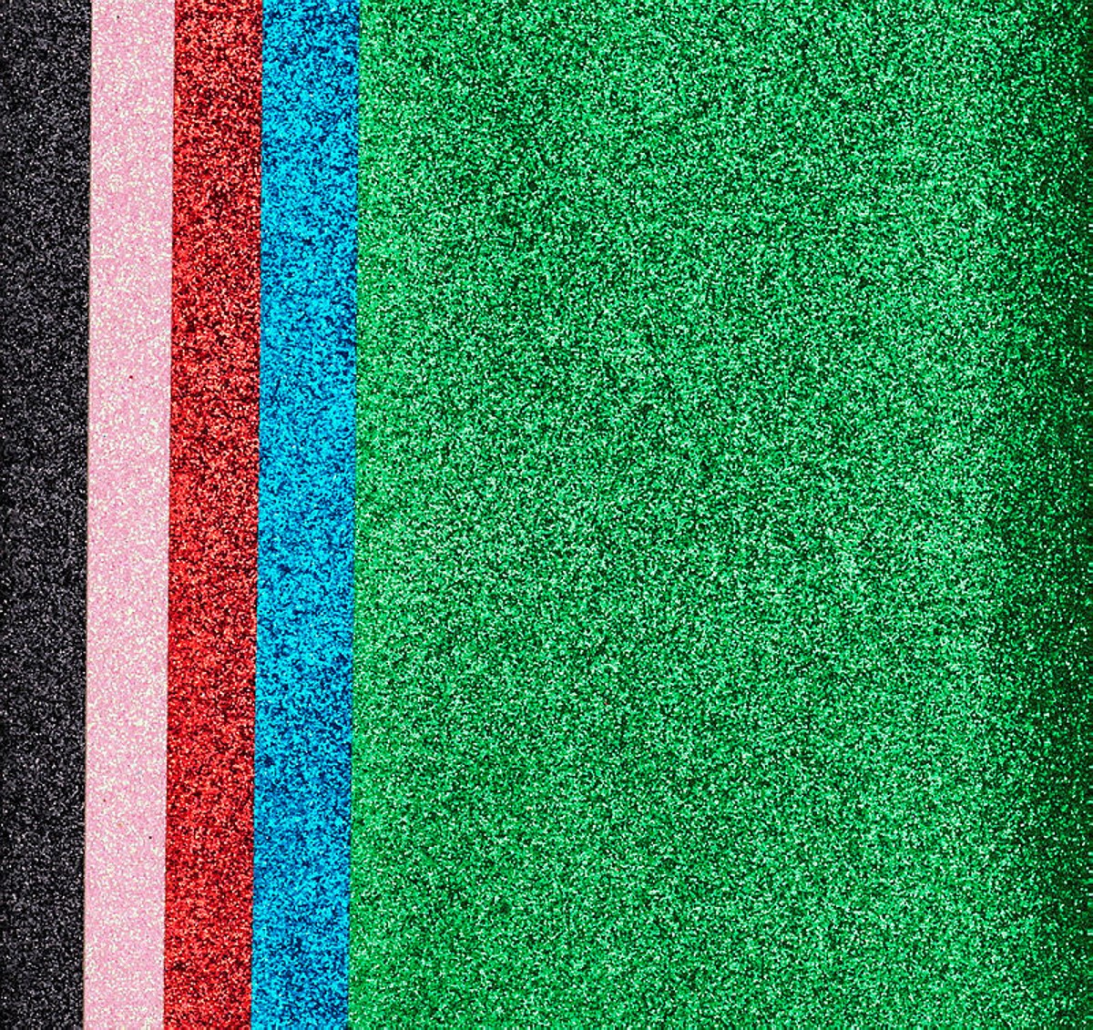 Strijkfolie glitter - 5 vellen - 10x15 cm