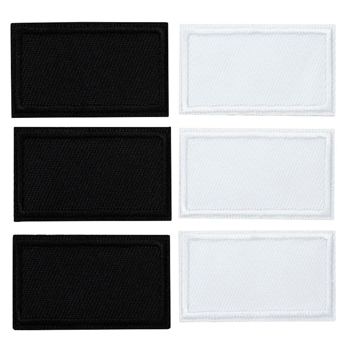 Stoffen labels - 6 stuks