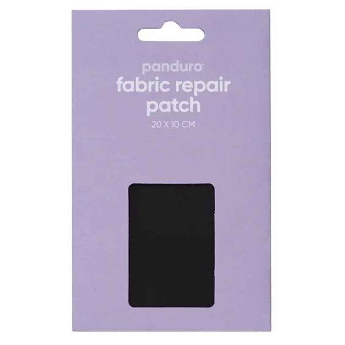 Reparatie patch nylon - 10x20 cm - zwart