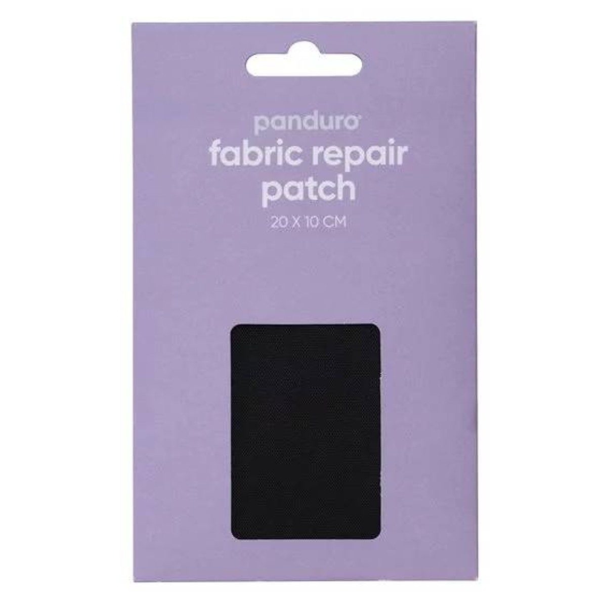Reparatie patch nylon - 10x20 cm - donkergrijs